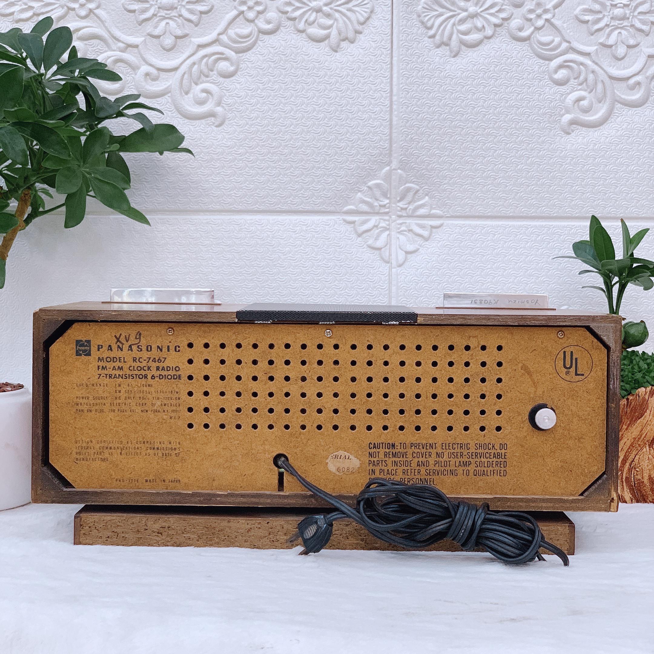 Radio Panasonic RC - 7467 AM/FM - Sản xuất tại Nhật Bản - Mã sp: RC7467 - 0772201888