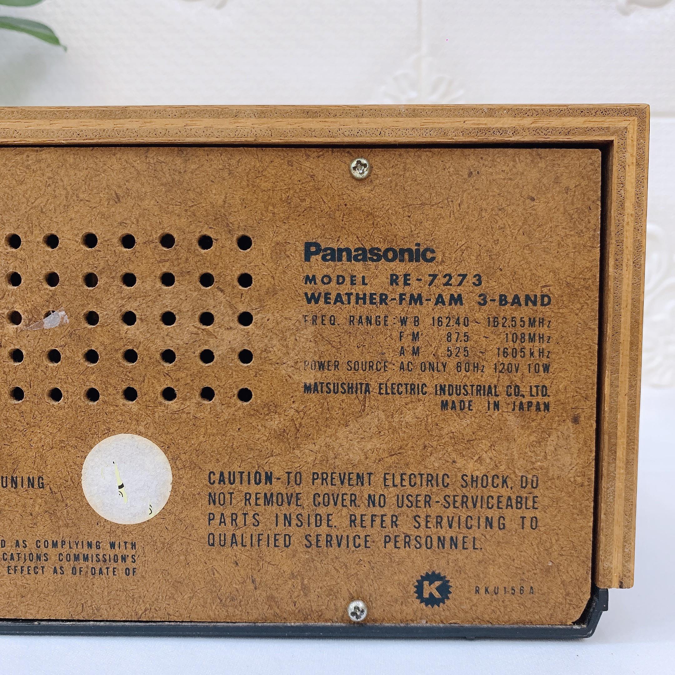 Panasonic RE-7273 Vintage bắt đài AM FM