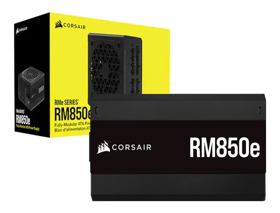 Nguồn Corsair RM850e - 850W ATX 3.0 - PCIe 5.0 - 80 Plus Gold - Full Modul