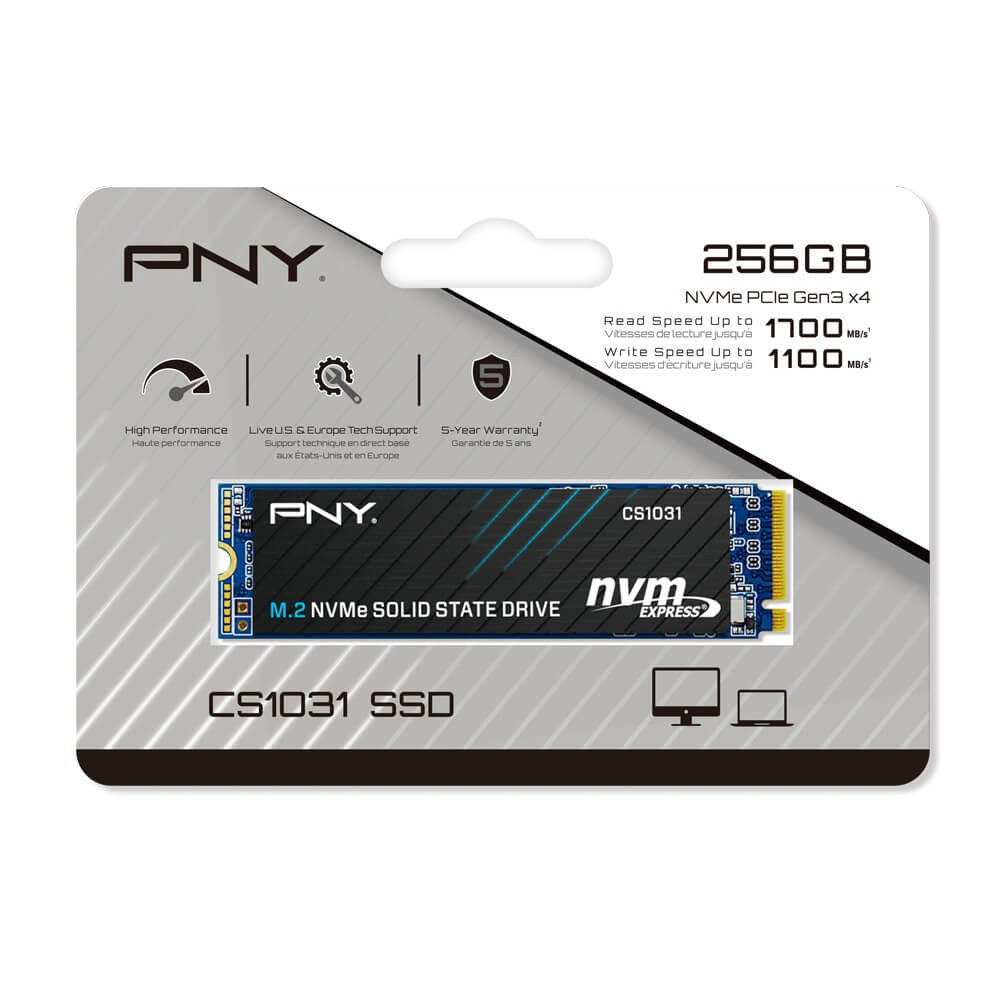 SSD PNY CS1031 M.2 PCIe Gen3 x4 NVMe 256GB