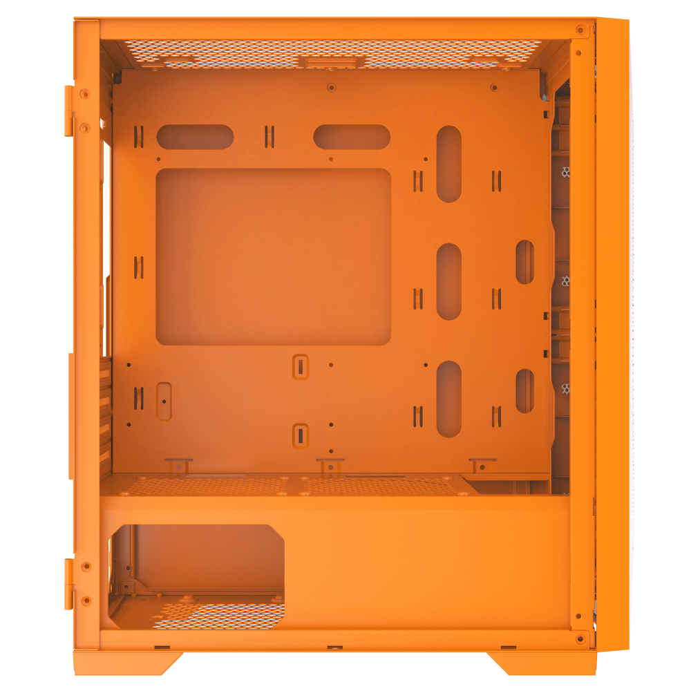 Vỏ Case XIGMATEK GEMINI II Kèm 3Fan RGB - Orange