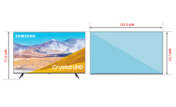 Smart Tivi Samsung 4K 55 inch 55TU8100 Crystal UHD