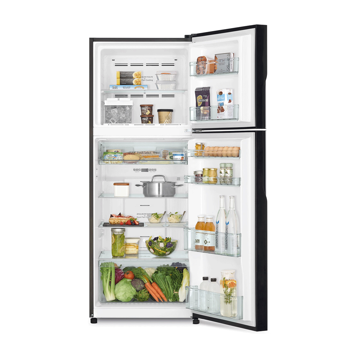Tủ lạnh Hitachi Inverter R-FG510PGV8 (GBK) - 406 lít
