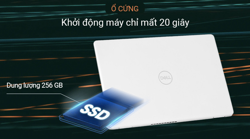 Laptop Dell Inspiron 3581 có thể lưu được một lượng lớn tài liệu 