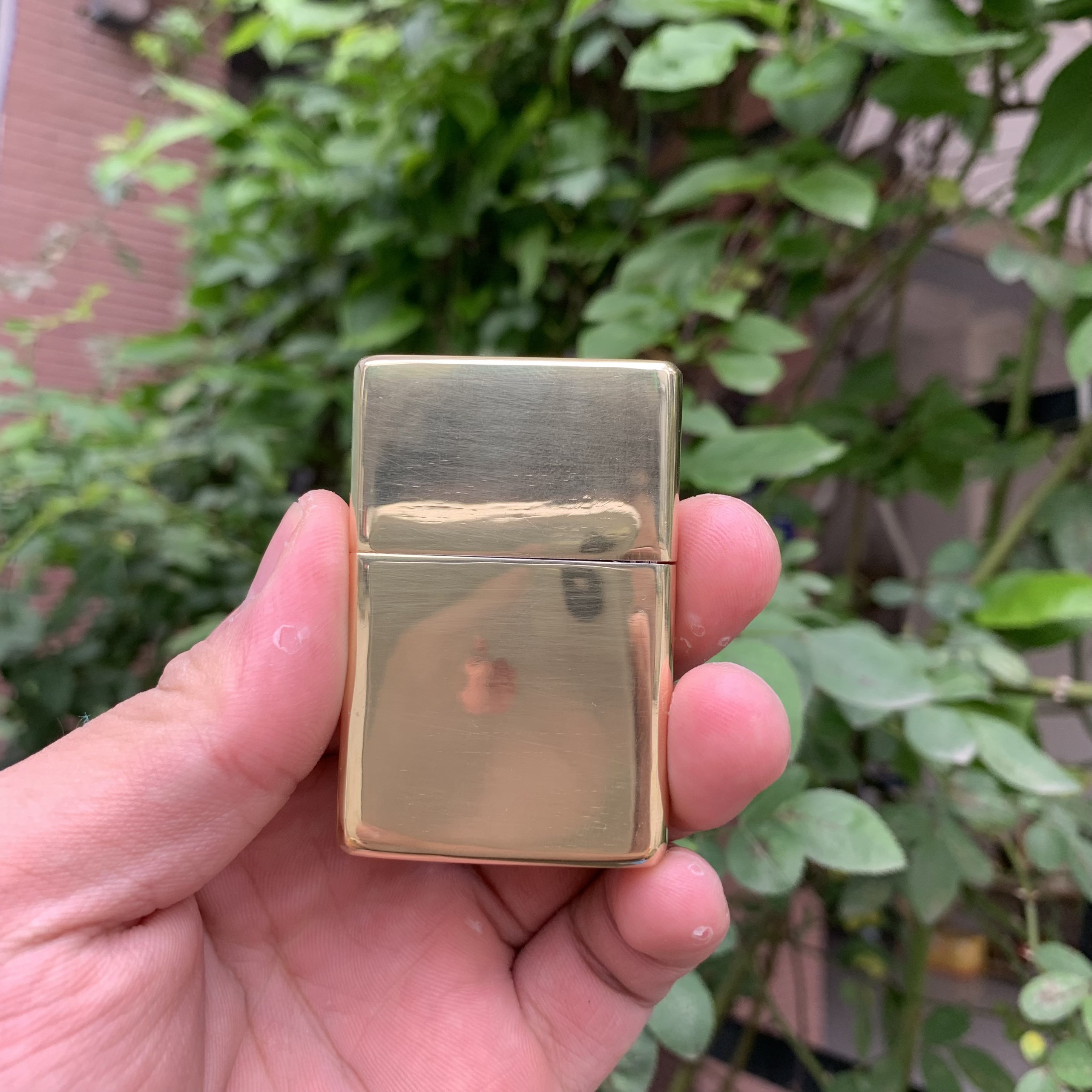 Đồng hồ báo thức Zippo USA vỏ đồng