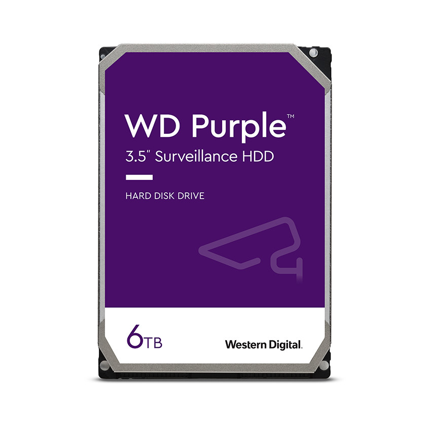 Ổ cứng HDD WD Purple 6TB 3.5 inch, 5400RPM, SATA, 64MB Cache (WD60PURZ) - Tinker 1