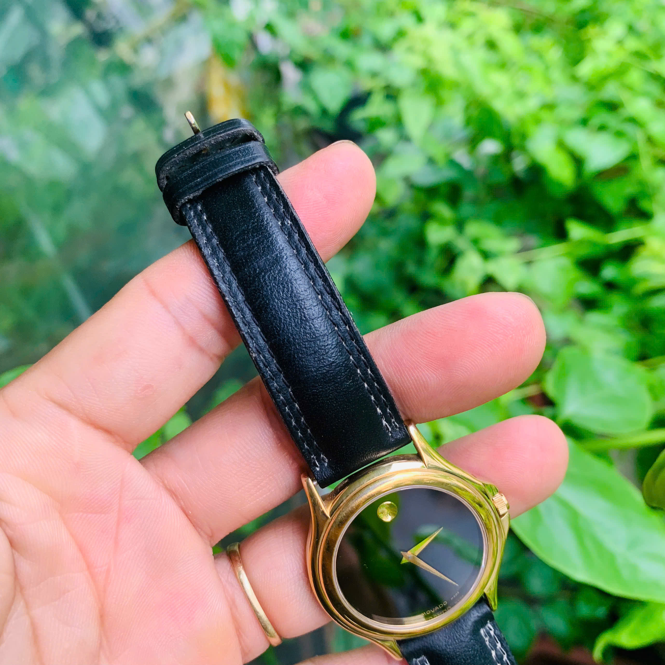 Movado unisex Thụy Sĩ dây da