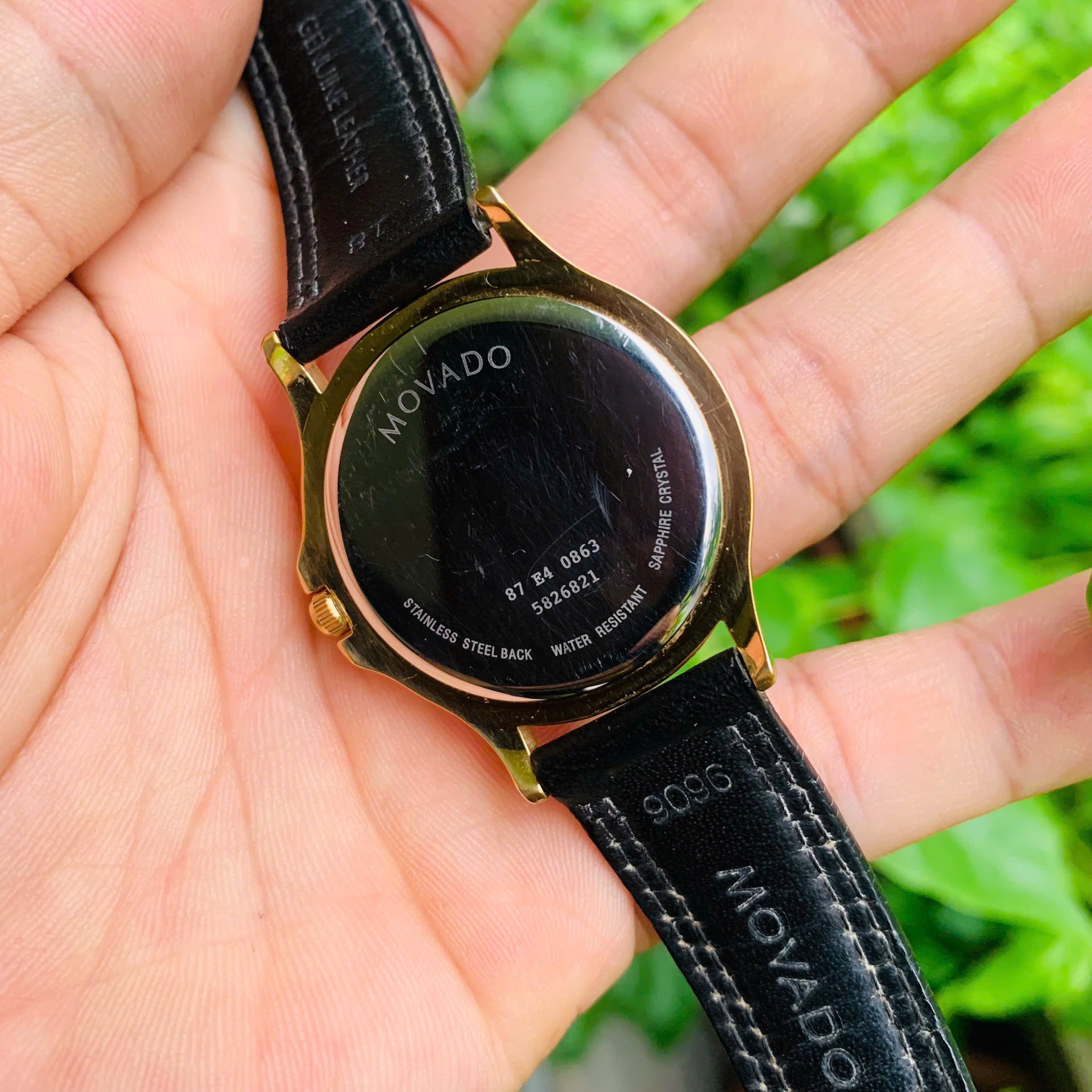 Movado unisex Thụy Sĩ dây da