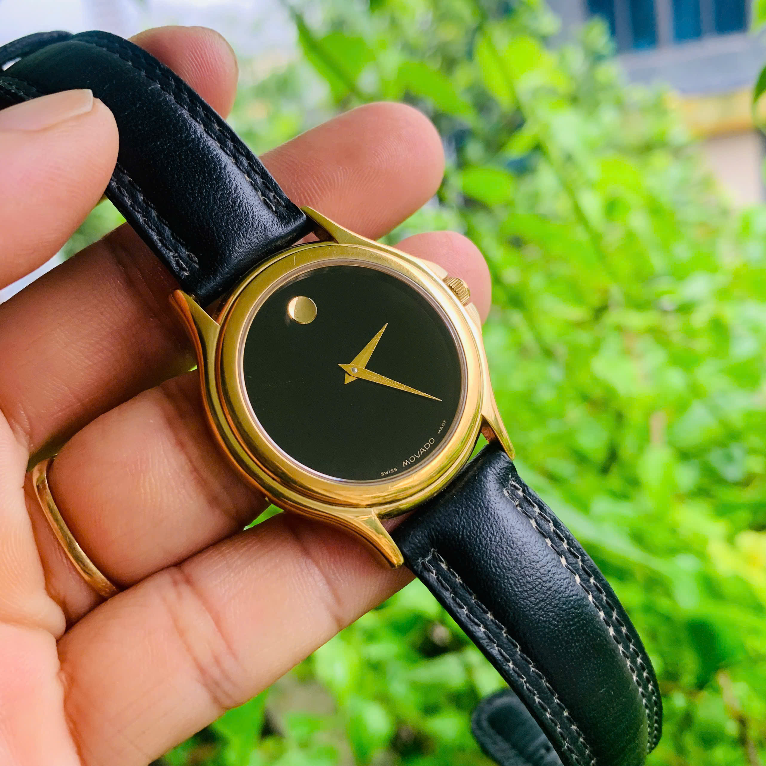 Movado unisex Thụy Sĩ dây da