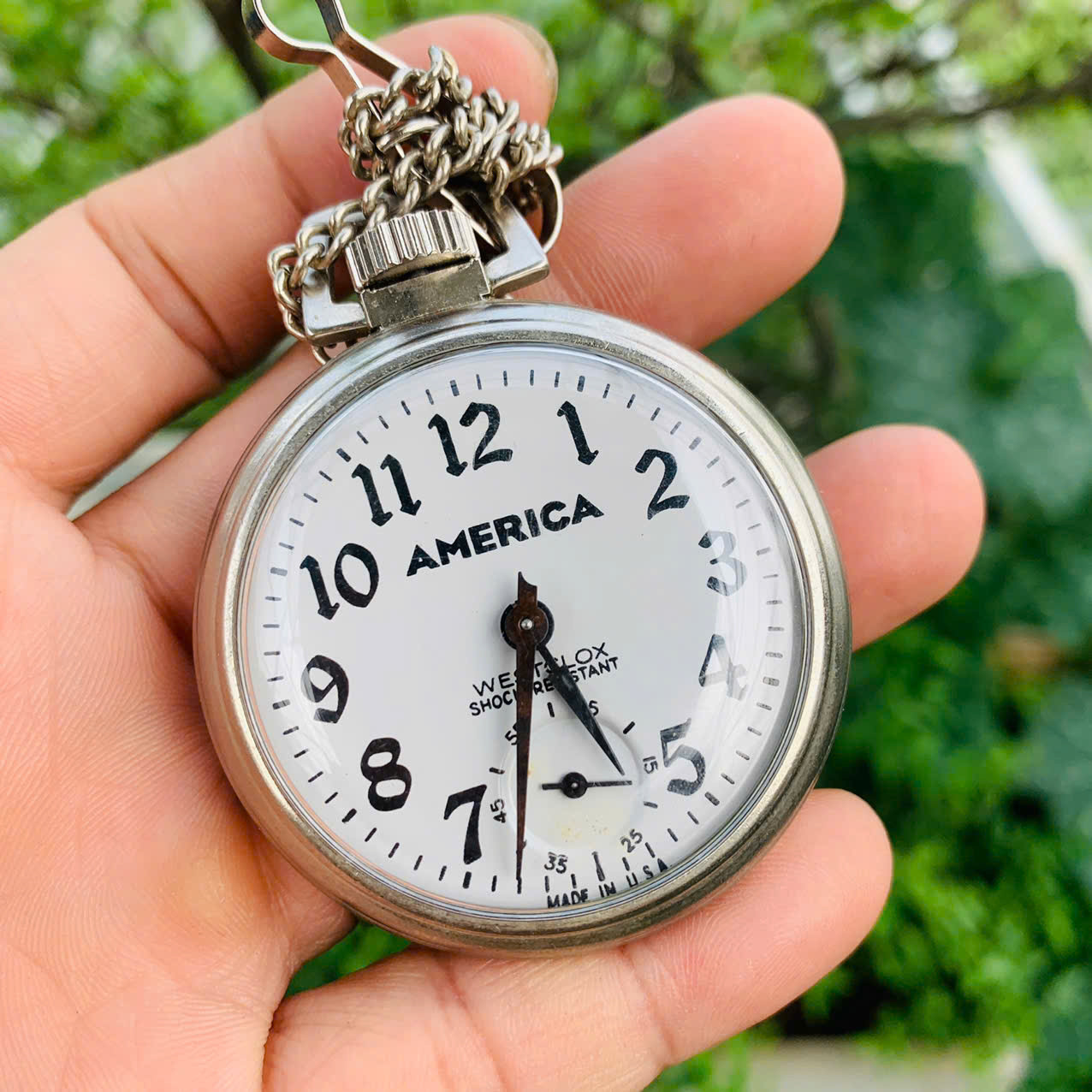 Đồng hồ quýt America xưa, kèm hộp