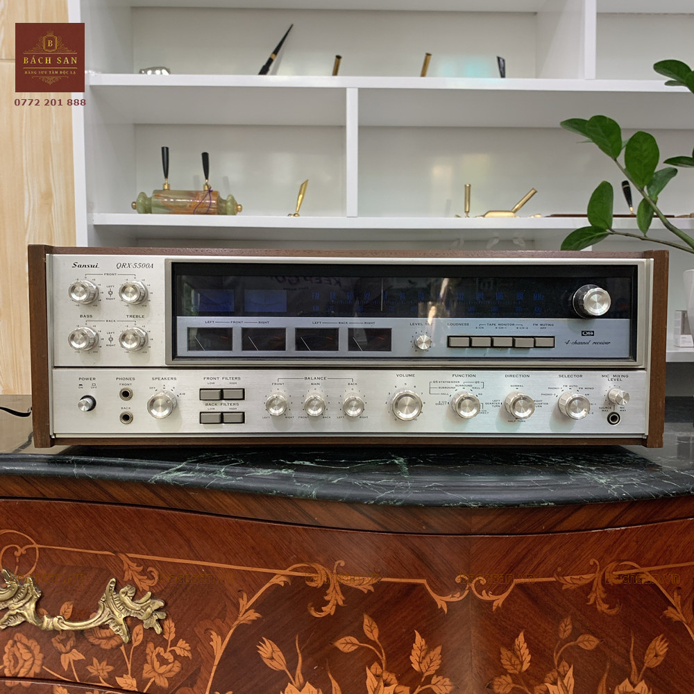 Âm ly Sansui QRX-5500A vintage