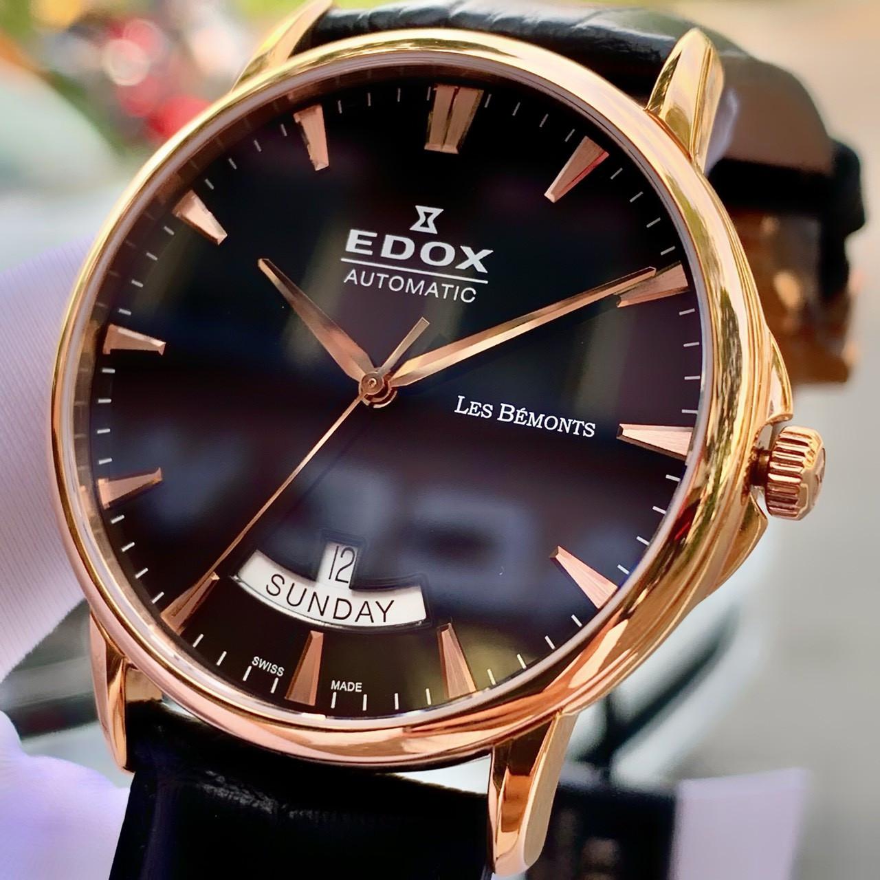 Đồng hồ đeo tay nam Edox Les Bemonts 83015-37R-NIR