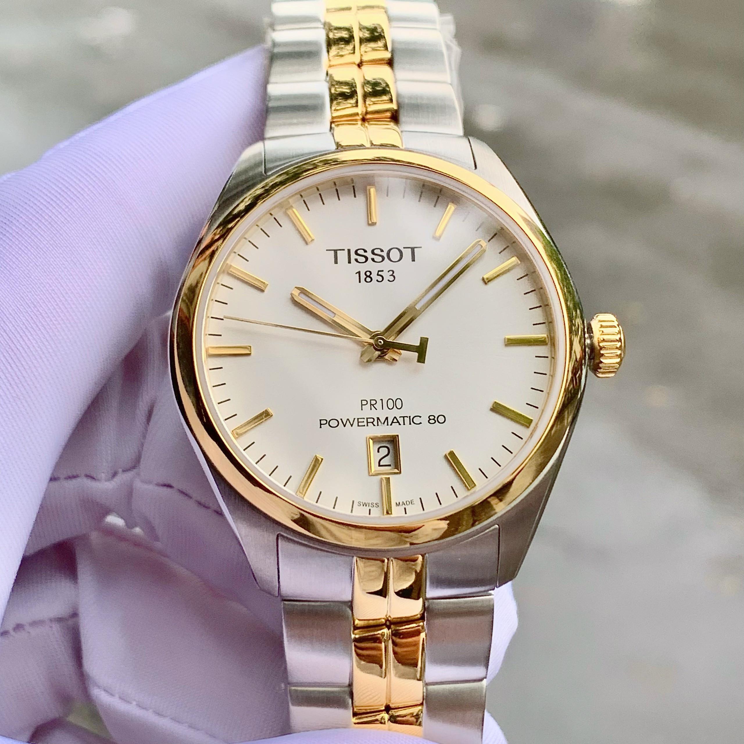 Đồng hồ đeo tay nam Tissot Automatic PR100 T101.407.22.031.00