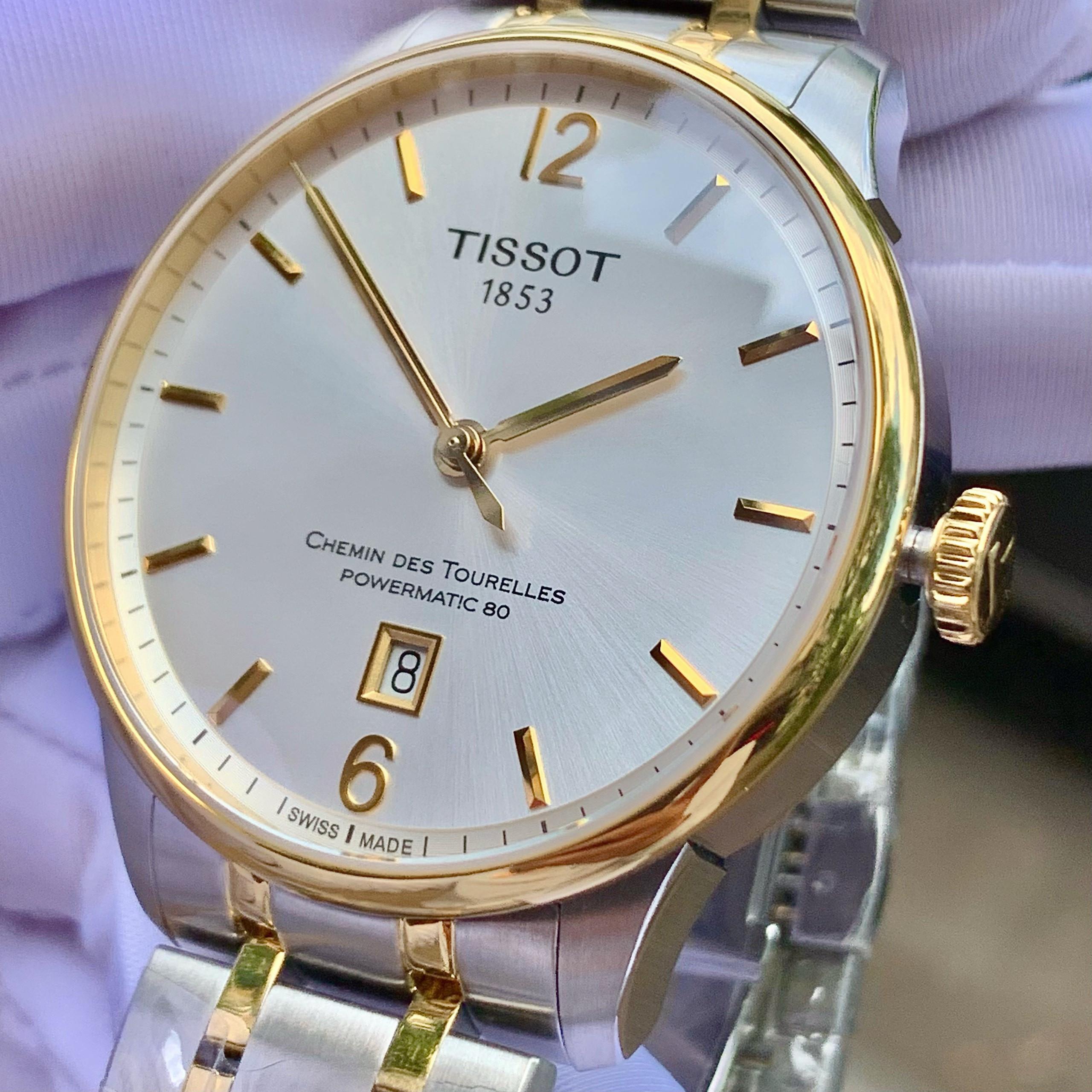 Đồng hồ đeo tay nam Tissot Chemin Des Tourelles  T099.407.22.037.00