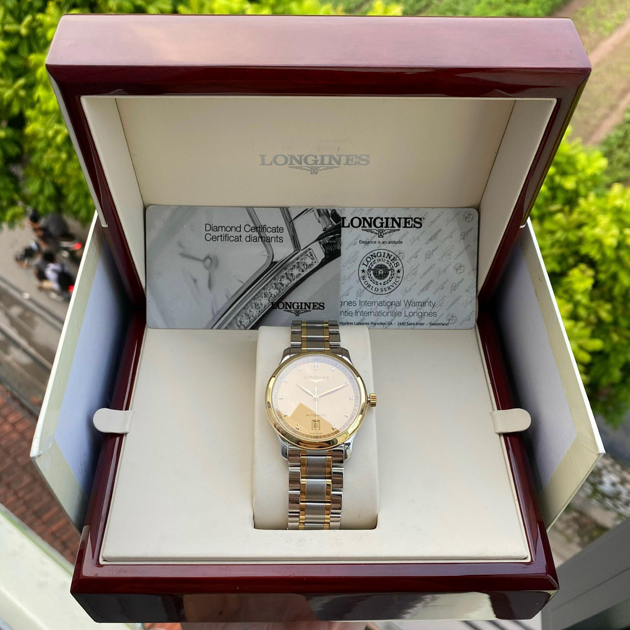 Đồng hồ đeo tay nam Longines Master Collection Diamond L2.628.5.37.7