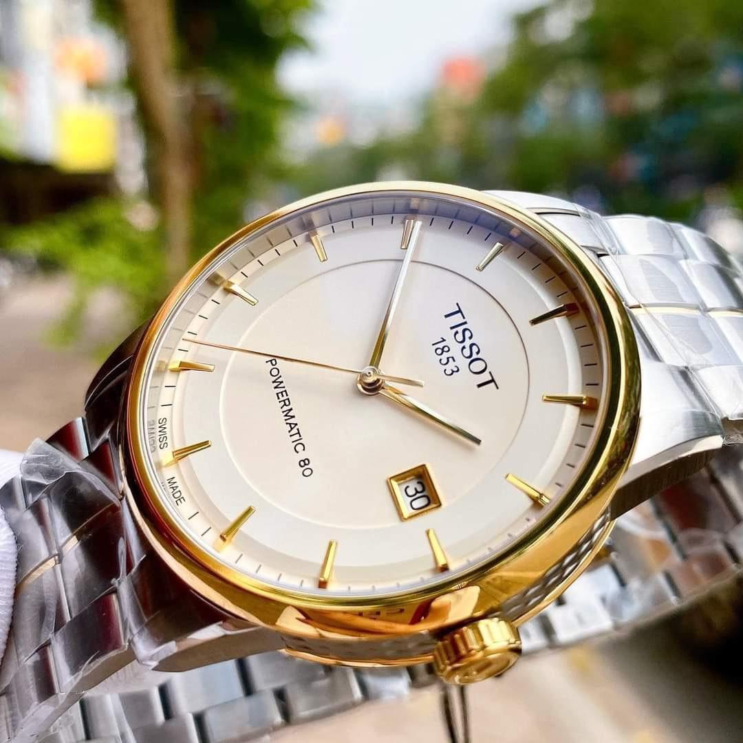 Đồng hồ đeo tay nam Tissot Luxury Powermatic 80 Demi Gold T086.407.22.261.00