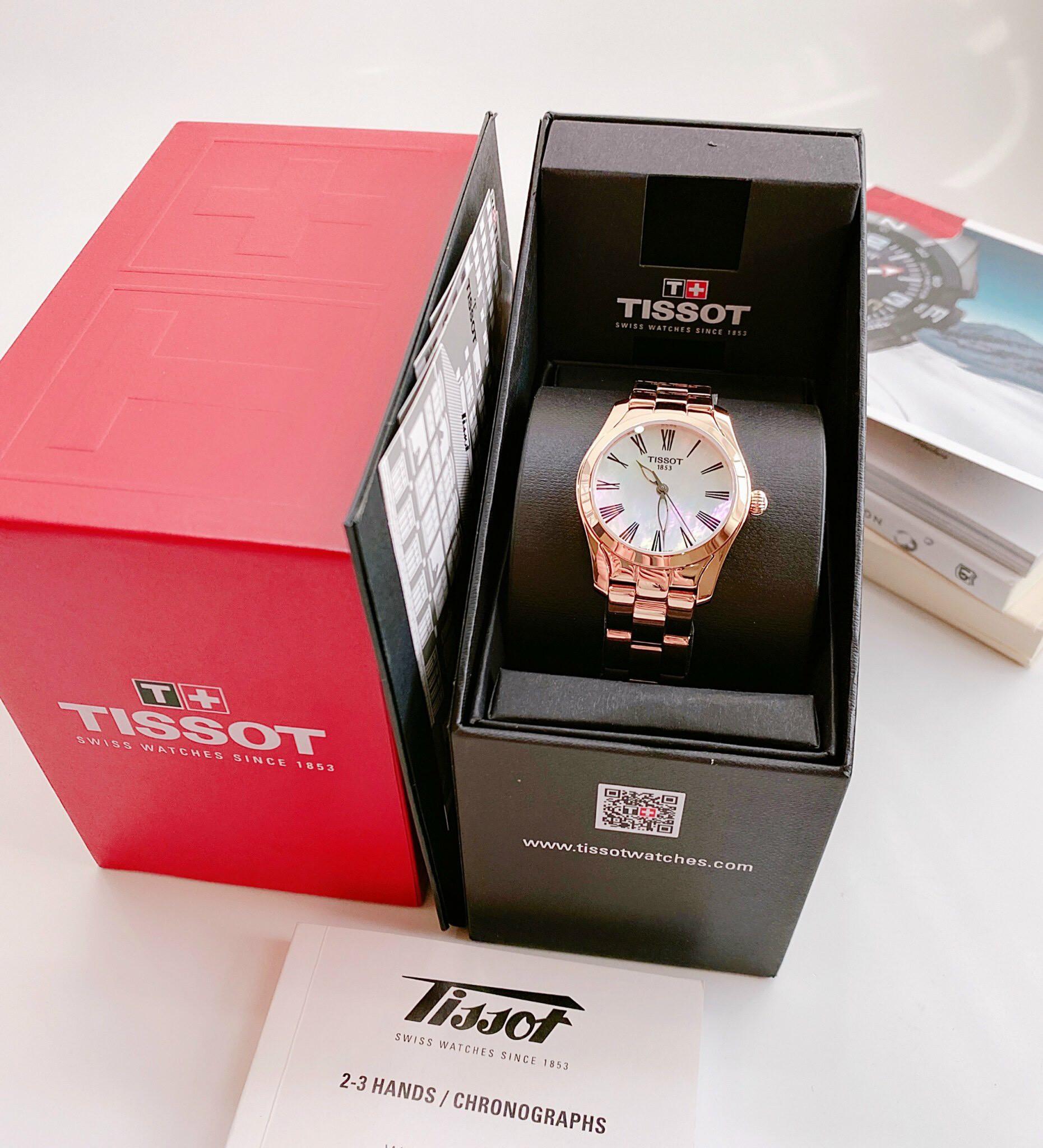 Đồng hồ đeo tay nữ Tissot T-wave FullRose