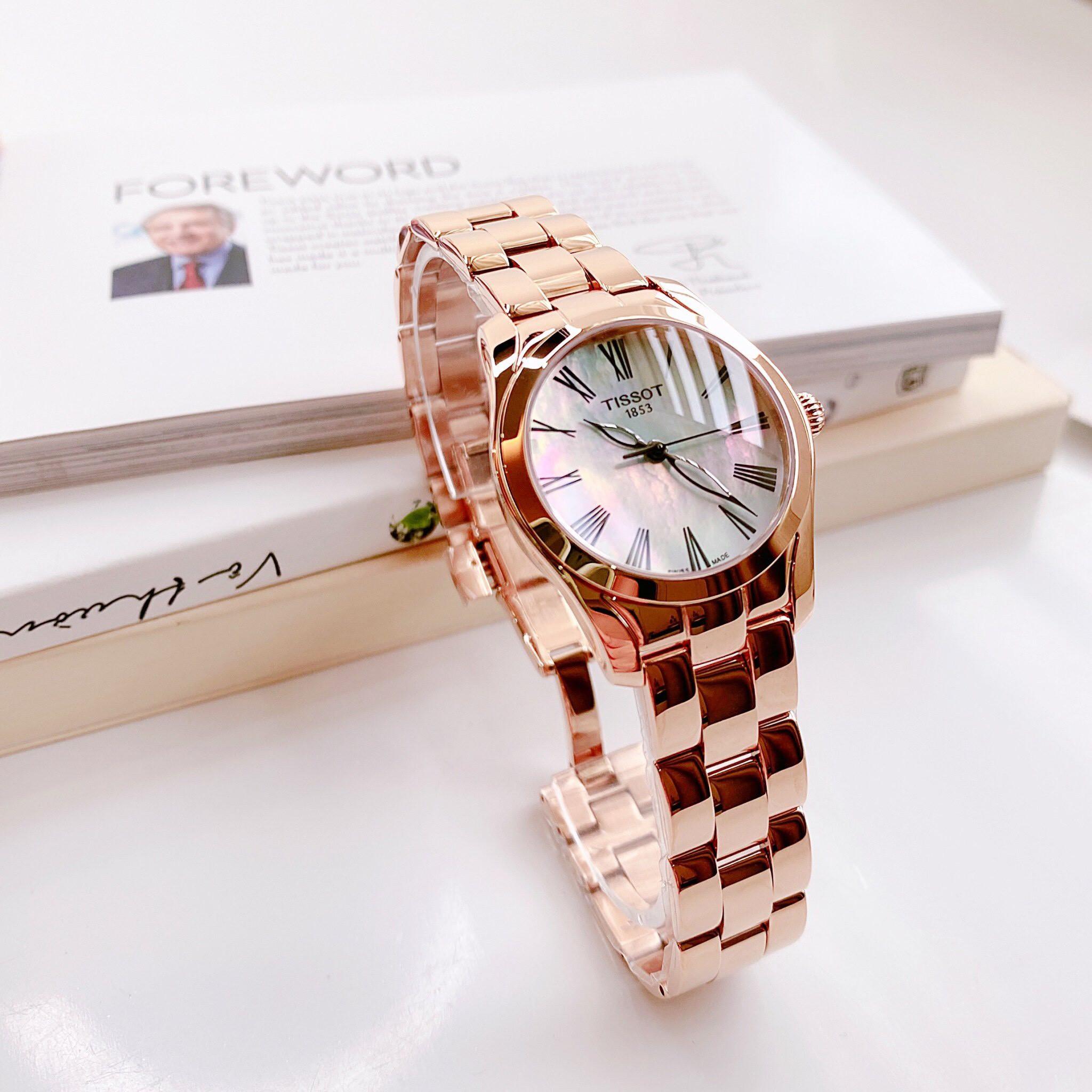 Đồng hồ đeo tay nữ Tissot T-wave FullRose