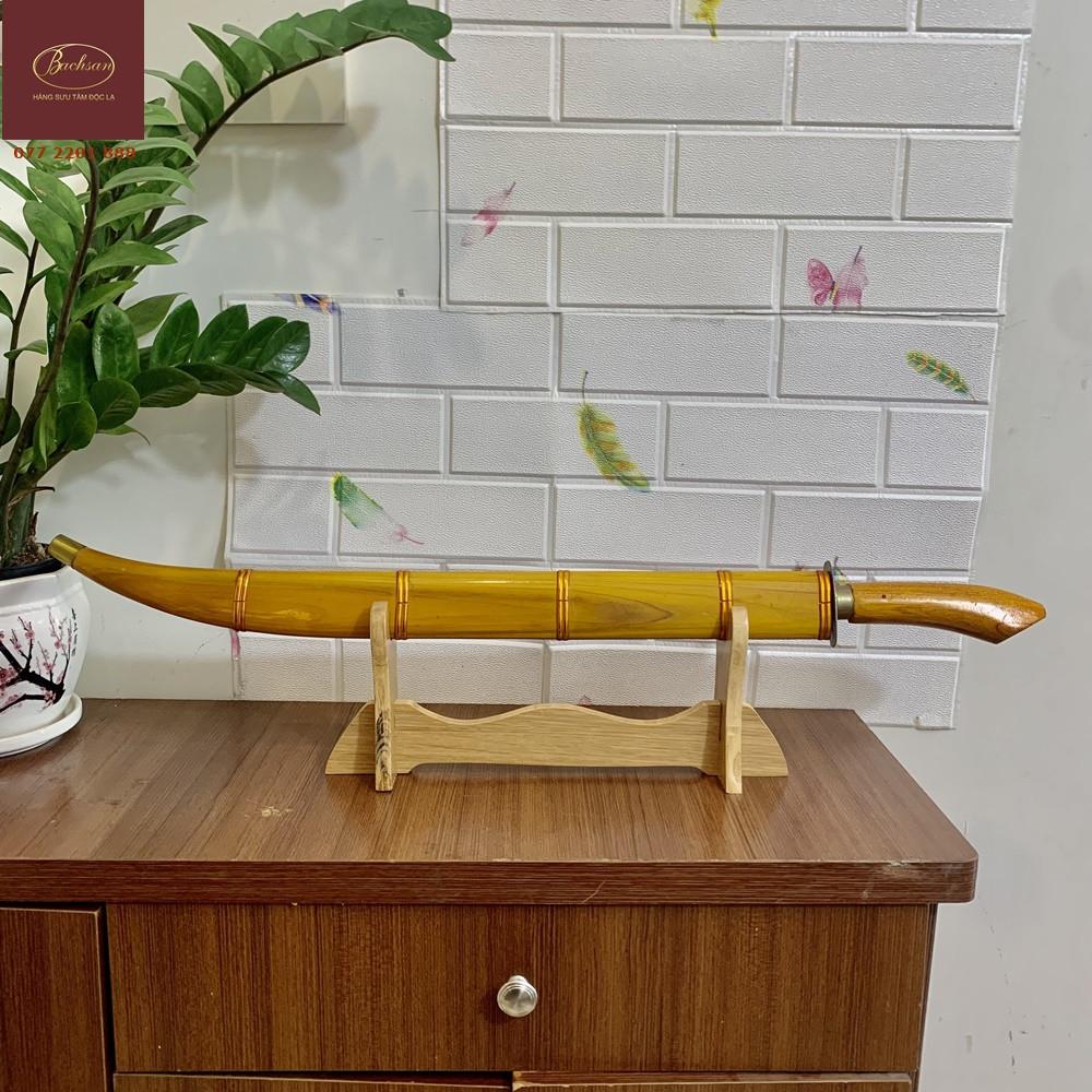 Kiếm gỗ lưỡi thép Việt Nam xưa dài 79cm