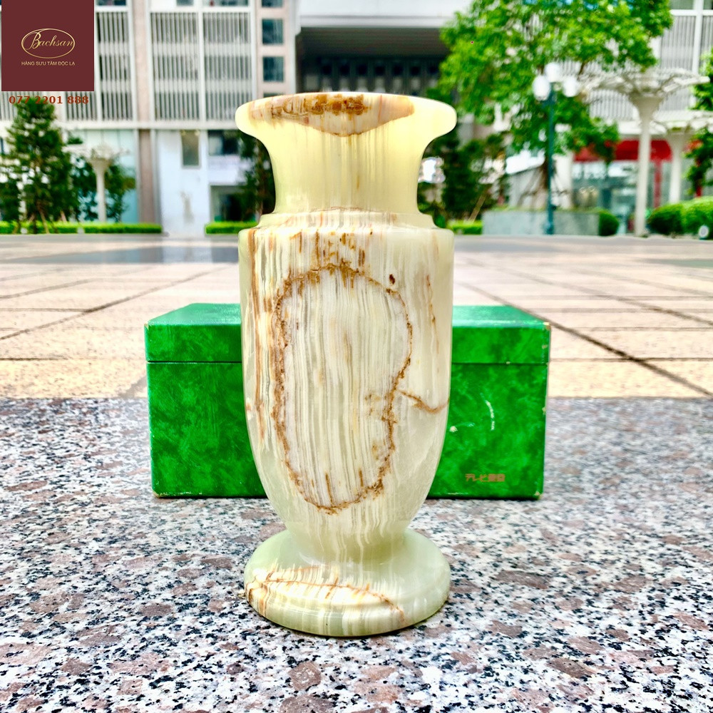 Bình đá ngọc Onyx, made in Japan