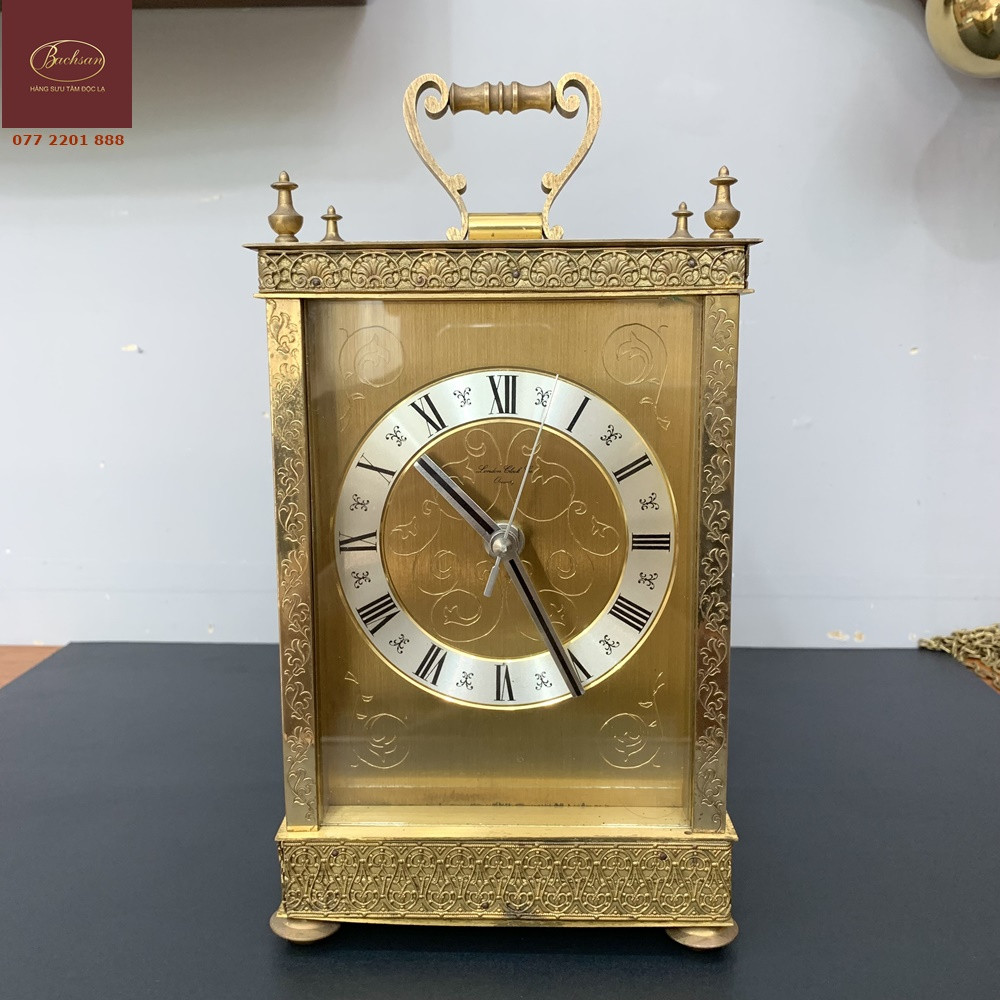 Đồng hồ để bàn London Clock Co mạ vàng