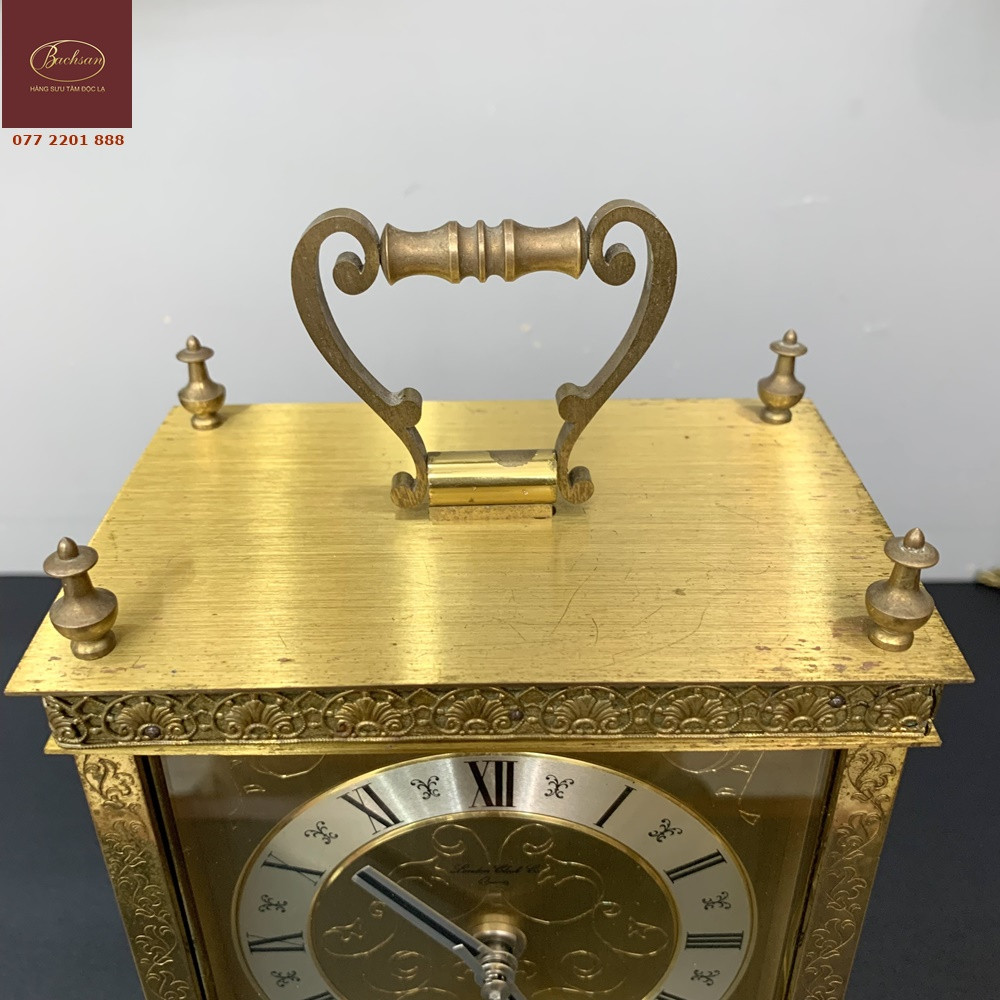 Đồng hồ để bàn London Clock Co mạ vàng