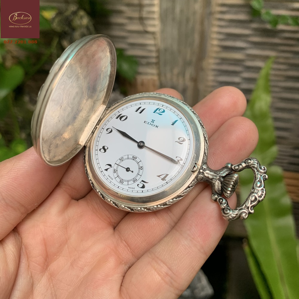 Đồng hồ quả quýt Edox Thụy Sĩ cổ điển