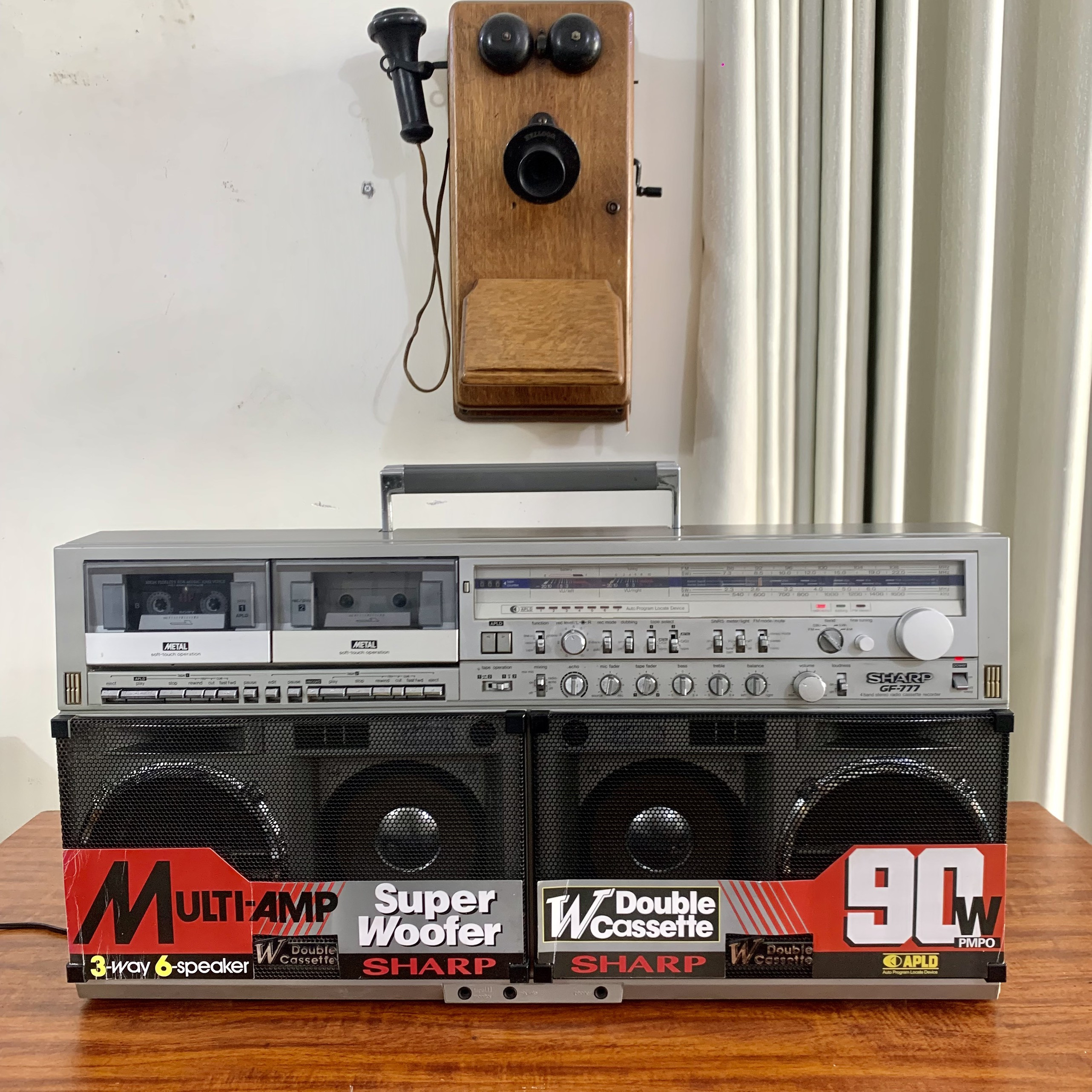 Radio Cassette Sharp GF-777 huyền thoại