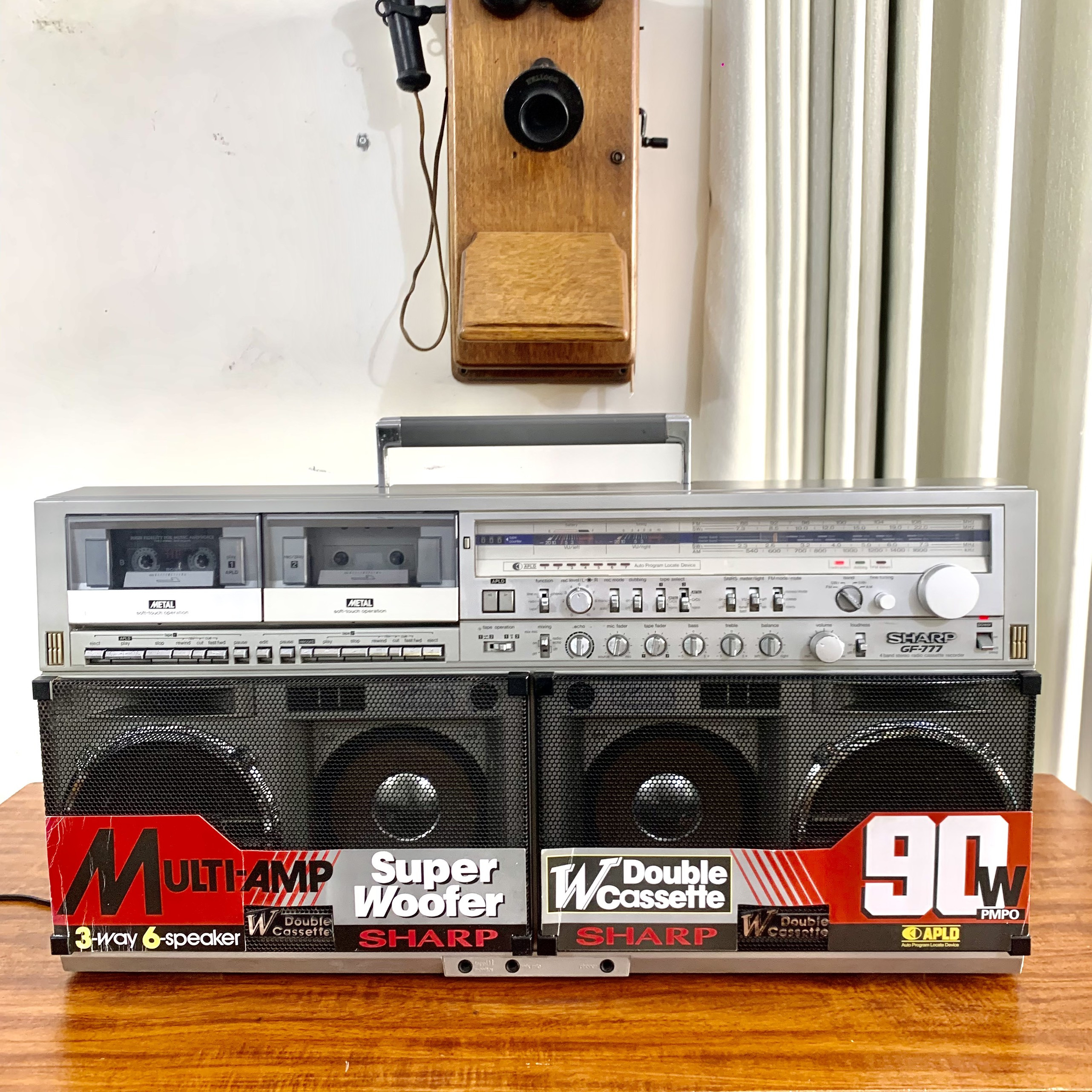 Radio Cassette Sharp GF-777 huyền thoại