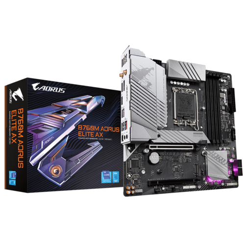 Mainboard Gigabyte B760M AORUS ELITE AX DDR5 (Wifi+Bluetooth)