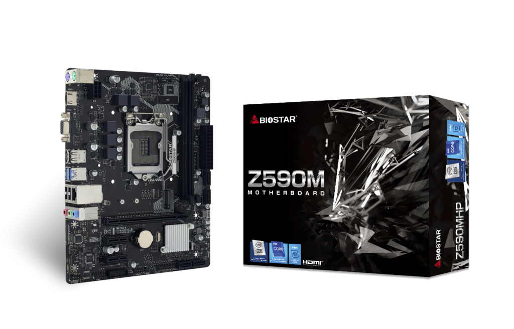 Mainboard Biostar Z590MHP (Intel LGA1200, M-ATX, 2 khe RAM DDR4)