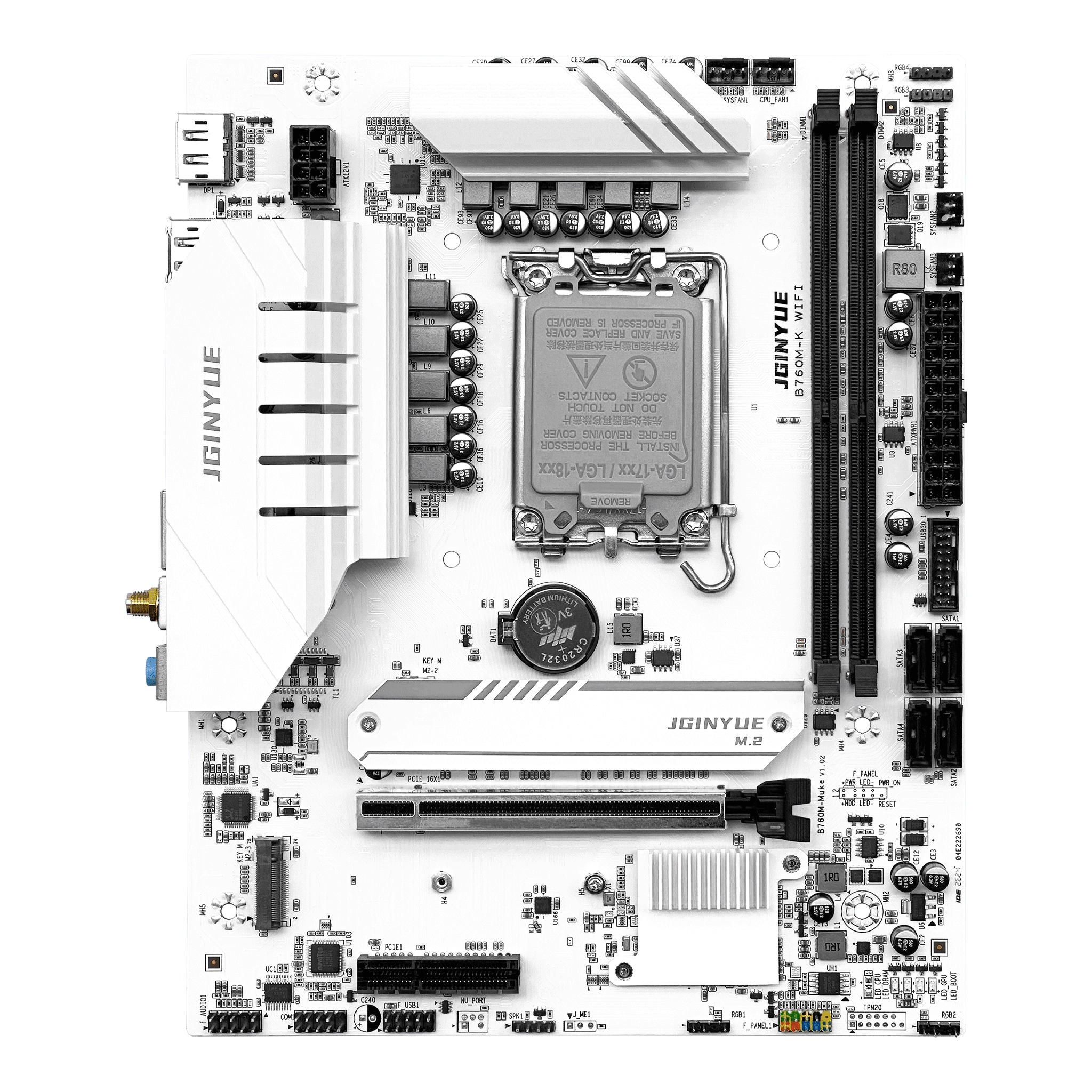 JGINYUE B760M-K WIFI DDR4 (WIFI 6 + BLUETOOTH)